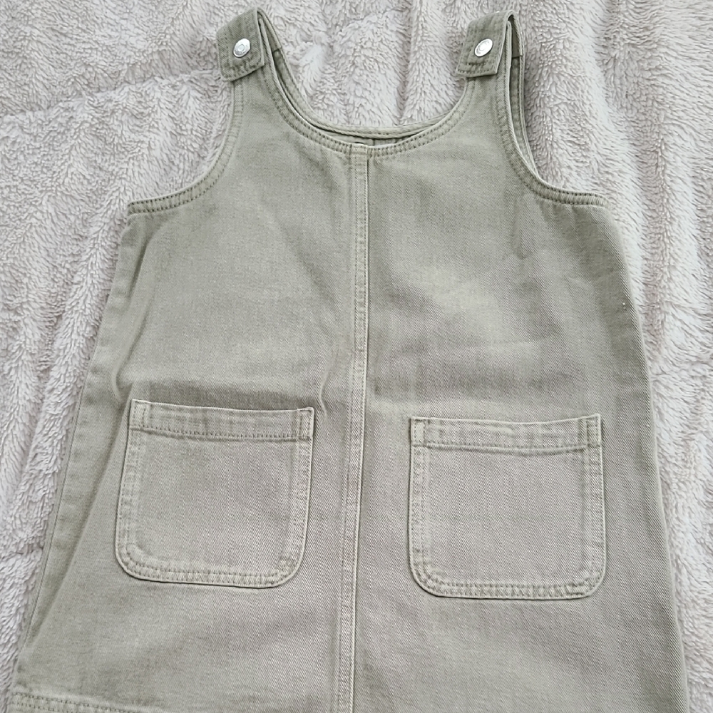 Denim&Co Kids Olive Overalls